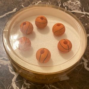 Party Candle Holders New Basketball Set Of 6